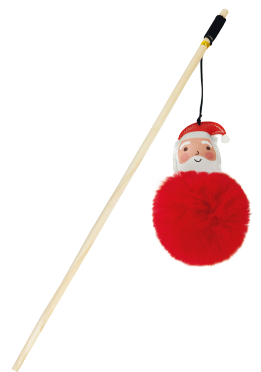 Bobby Christmas Cat Pole Fluffy Santa 40 cm