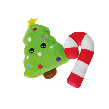 Bobby Christmas Cat Toy Cartoon 8cm, 2/pk