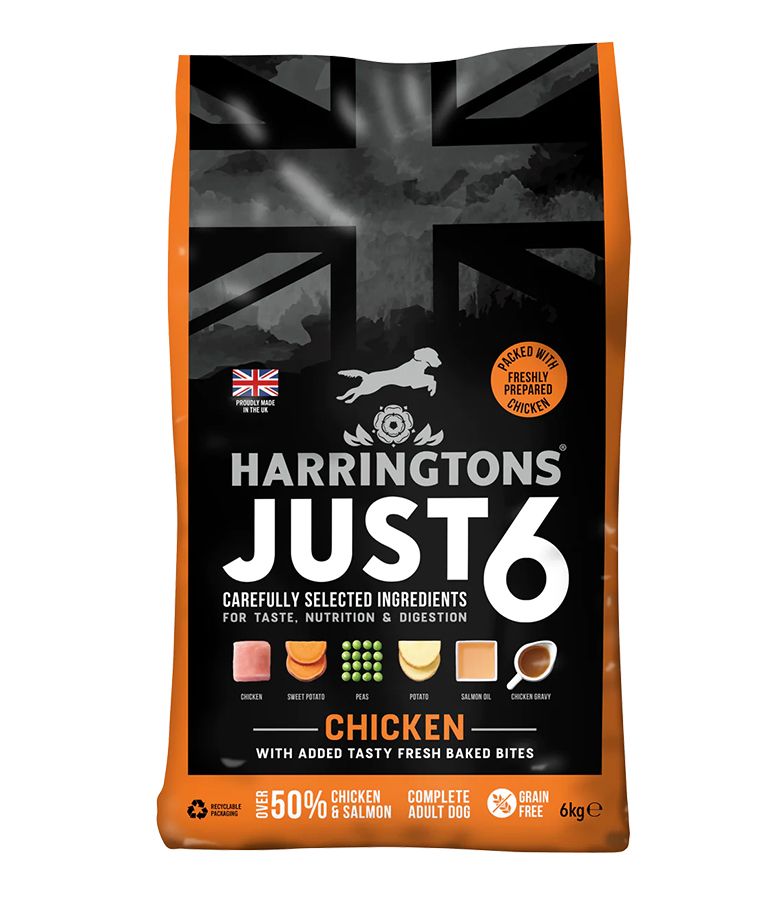 Harringtons Just 6 Chicken Grain Free Adult Dry Dog Food