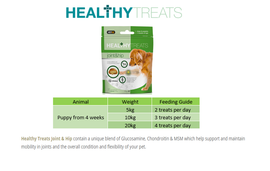 Healthy Treats Joint & Hip for Dogs & Puppies