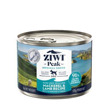 ZIWI Peak Mackerel & Lamb Recipe Wet Dog Food
