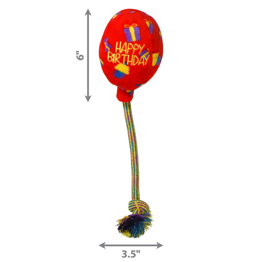 Kong Occasions Birthday Balloon Dog Toy